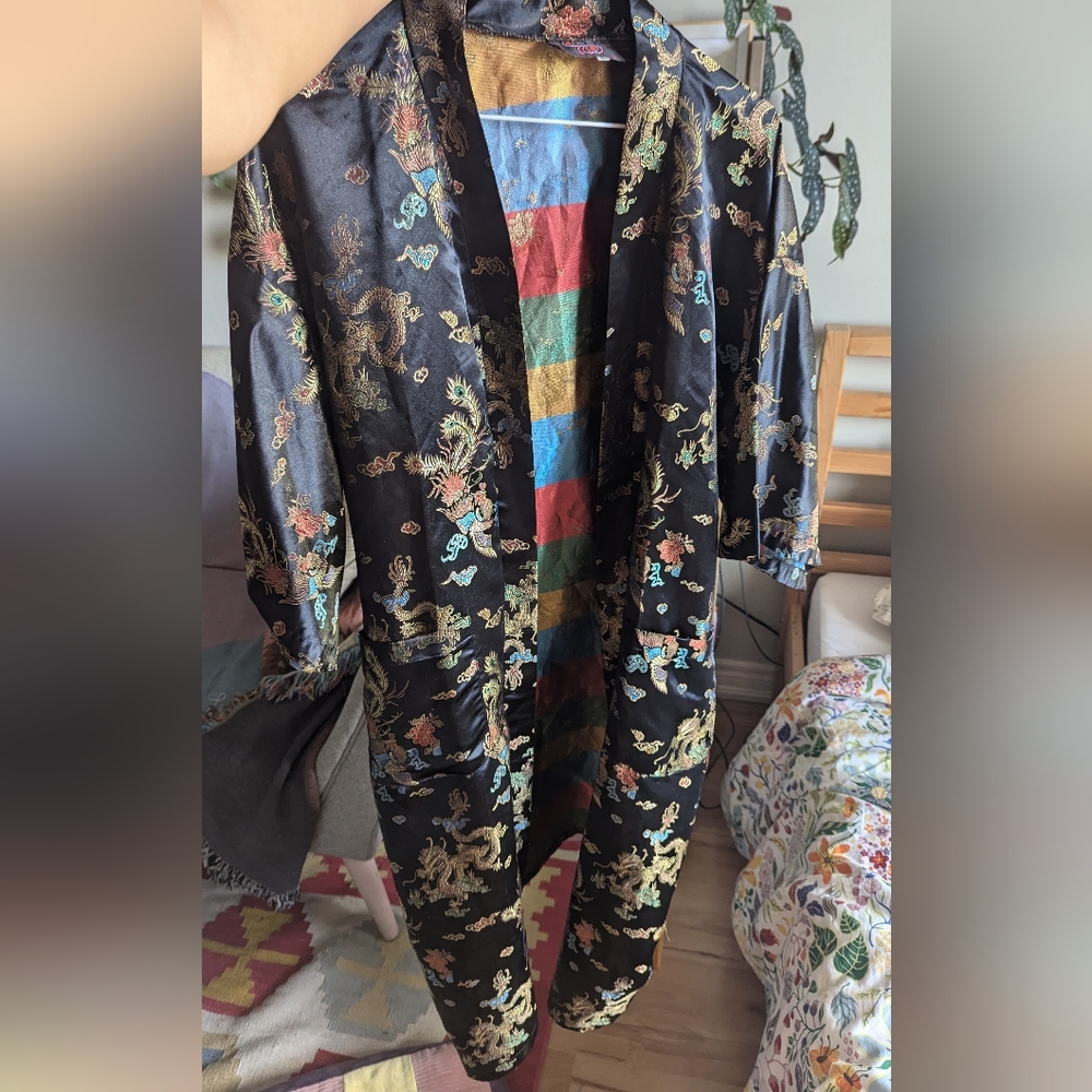 Floral Patterned Kimono Jacket
